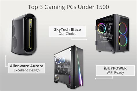6 Best Gaming Pcs Under 1500 In 2024