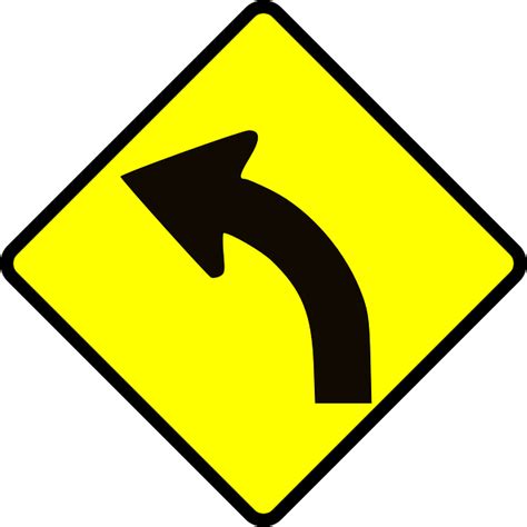 Curve Road Signs Clipart Best Images And Photos Finder