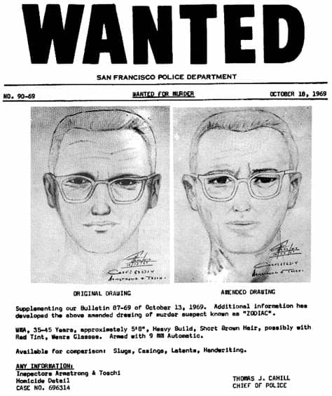The elusive killer has never been found. Author of New Book: Zodiac Killer Was My Father
