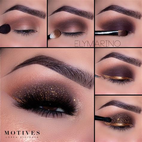 Try This Gold Glam Eye Look From Elymarino For Nye 1begin By