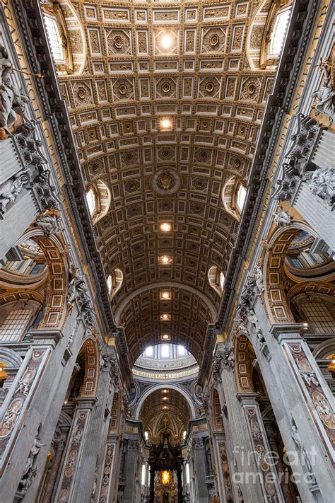 Maybe you would like to learn more about one of these? Inside of St. Peter Basilica in Vatican City Photograph by ...