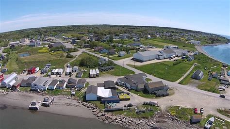Arial View Of Meteghan Beach And Wharf Nova Scotia Youtube