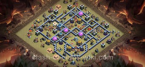 Best War Base Th13 With Link Anti Everything Town Hall Level 13 Cwl