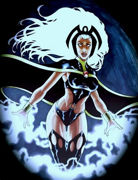 X Men Storm In First Appearance Costume Storm Marvel Black Comics Storm Art