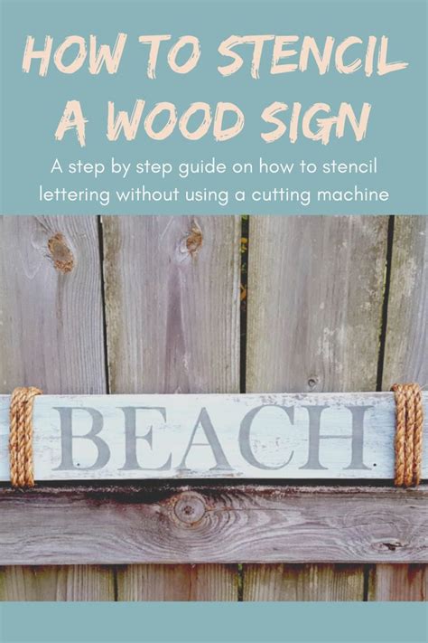 Easy Diy Stencil Wood Sign This Full Life 5 Stencil How To Get Crisp