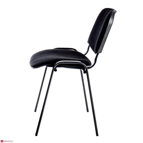 Стул офисный easy chair изо с 11 черный ткань металл черный фото