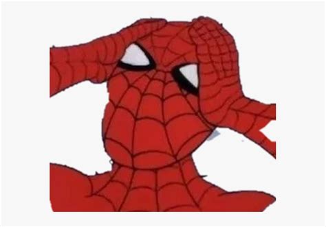 #confused Spiderman - Spiderman Meme Oh No, HD Png Download - kindpng
