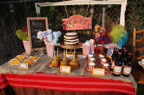 Vintage Carnival Baby Shower Party Ideas Photo 18 Of 28 Vintage
