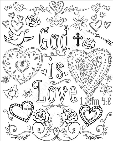 Bible coloring pages, bible coloring sheets, free printable pdf. Bible verse coloring pages - Scripture coloring pages - Set of 5 Instant download - Christian ...