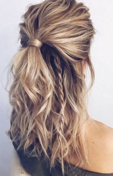 60 Best Half Up Half Down Hairstyles For 2023 The Trend Spotter