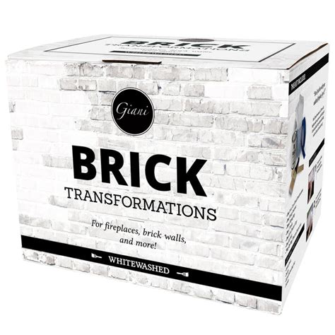 Brick Transformations Whitewashed Kit Giani Inc