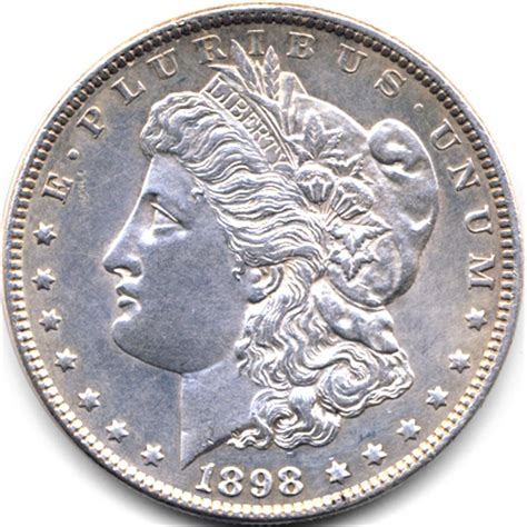 1898 Morgan Silver Dollar Unc