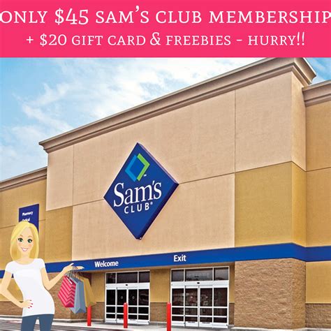 Hurry Only 45 Sams Club Membership 20 T Card And Freebies