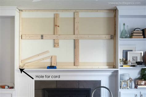 How To Hide Cable Box Tv Over Fireplace Fireplace Ideas