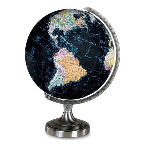 Orion Illuminated World Desk Globe Zapffe Silversmiths