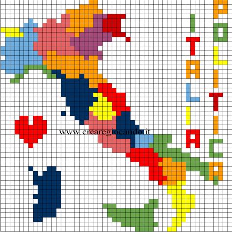 Italia Politica In Pixel Art Crearegiocando