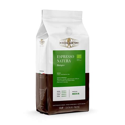 Miscela d Oro Espresso Natura 500g Espresso Mali Café et Machine à Espresso