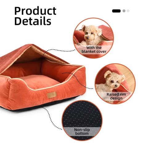 Dog Hooded Bed Custom Luxury Pet Beds Petstar