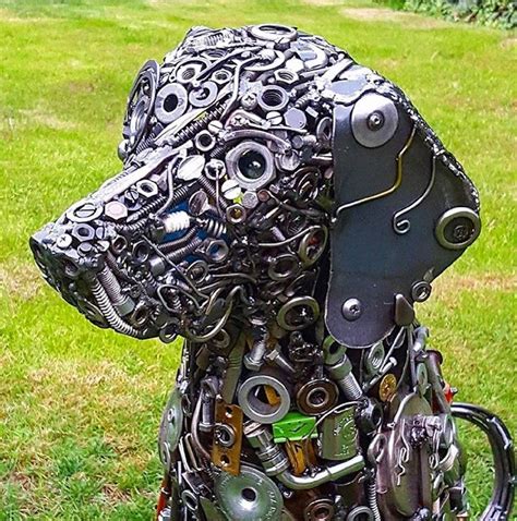 Hue Redners Blog Artist Turns Nuts Bolts And Scrap Metal Into Life