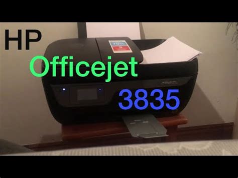 Hp deskjet ink advantage 3835 (3830 series) HP Officejet 3835 Printer - YouTube