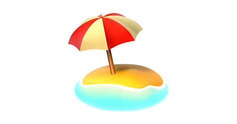 🏖 Strand Mit Sonnenschirm Emoji — Bedeutung Kopieren Und Einfügen