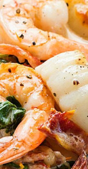 But, we all need a delicious, healthy scallops recipes, right? Creamy Tuscan Shrimp and Scallops | Recipe | Shrimp and scallop recipes, Scallop recipes ...