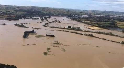 Watch Aerial Video Shows Widespread Devastation As Floods Drown Parts
