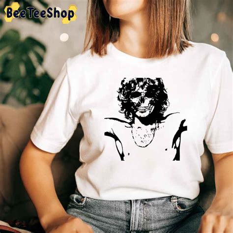 Skull Graphic Jim Morrison Unisex T Shirt Beeteeshop
