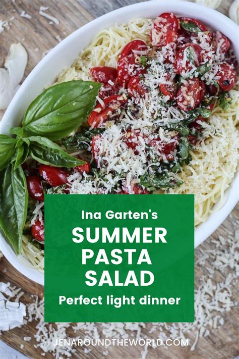 Wednesday dinner will be curried chicken salad. Ina Garten's Summer Pasta Salad - Jen Around the World ...