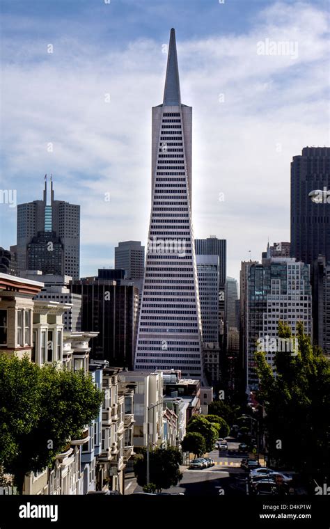 Transamerica Office Building In San Francisco California Stock Photo
