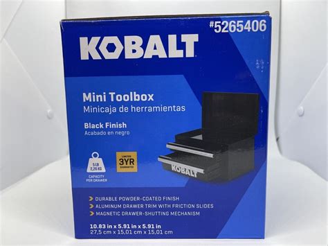 Brand New 25th Anniversary Kobalt Mini Toolbox Black Ubuy India