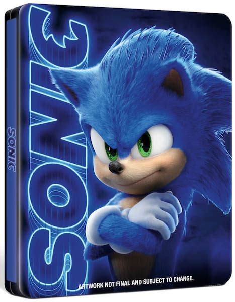 Sonic's look was famously corrected after the movie's trailer triggered something akin to online panic; Sonic the Hedgehog (4K+2D Blu-ray SteelBook) (Zavvi ...