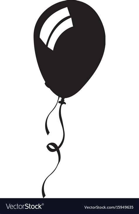 Download Library of balloons silhouette vector library stock png ...