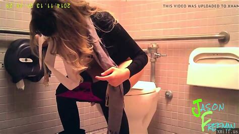 Sexy Blonde Teen Caught Wiping Herself On Hidden Camera By Eporner
