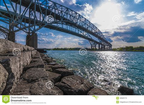 Register as a canadian abroad. Bluewater Border Crossing Bridge, Sarnia Ontario Canada ...