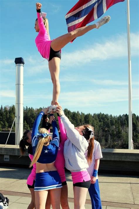 Cheer Arabesque Stunt Cheerleading M52 Competitive Cheer Cheer