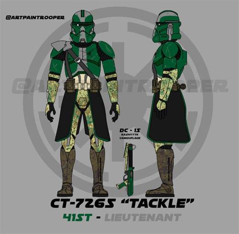 Clone Trooper 41st By Artpaintrooper On Deviantart In 2021 Star