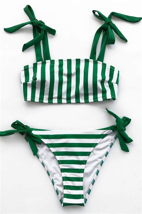 Mormon Swimsuits Express Your Joy Stripe Bikini Set With Images Bikini Set