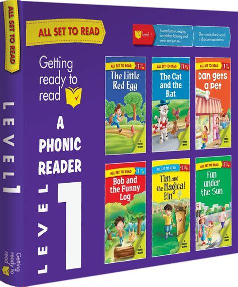 A Phonic Reader Level 1 Phonics Readers 6 Books In A Box Firsttoyz®