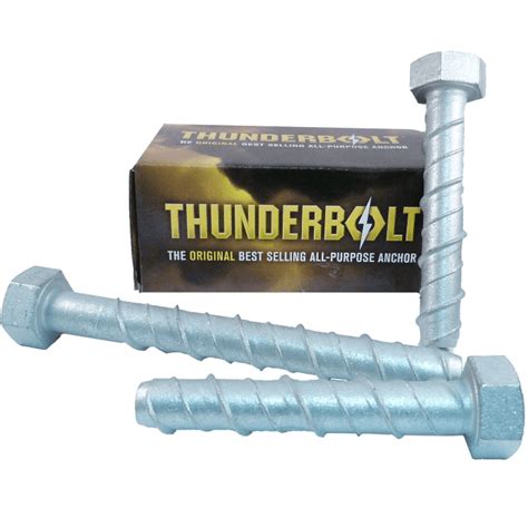 M16 Hex Head Bolt Thunderbolt Masonry Concrete Brick Anchor Screw