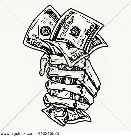 Skeleton Hand Holding Vector Photo Free Trial Bigstock