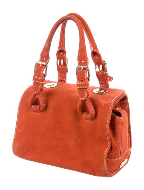 Céline Small Suede Handle Bag Handbags Cel55992 The Realreal