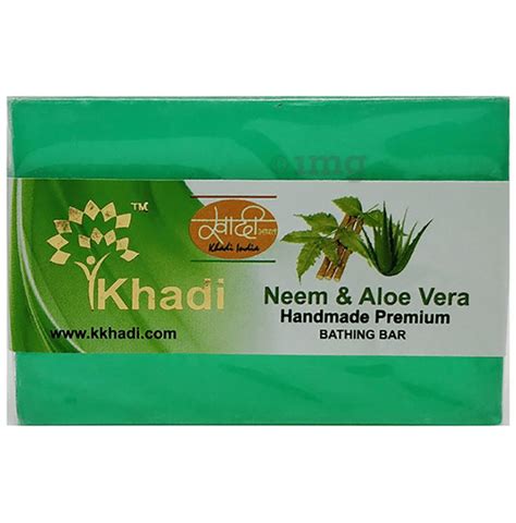Khadi India Neem Aloe Vera Handmade Premium Bathing Bar Buy Packet Of