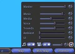 Second Life viewer: audio volume mixer | Many people don't ...