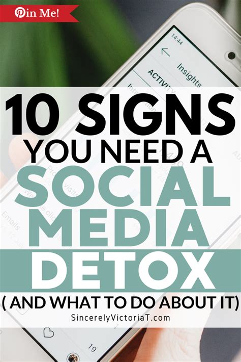 10 Signs You Need A Social Media Detox Sincerely Victoria