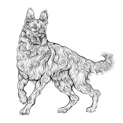 Dog Coloring Book For Adults Coloring Pages
