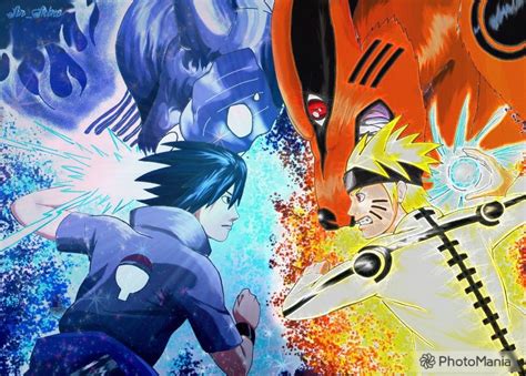 Fightscene Of Naruto And Sasuke Naruto Vs Anime Naruto Manga Anime