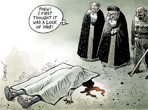 Bloody Repression In Iran Globecartoon Political Cartoons Patrick Chappatte