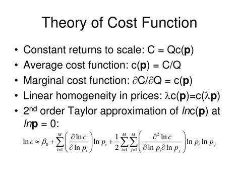Ppt Translog Cost Function Powerpoint Presentation Free Download