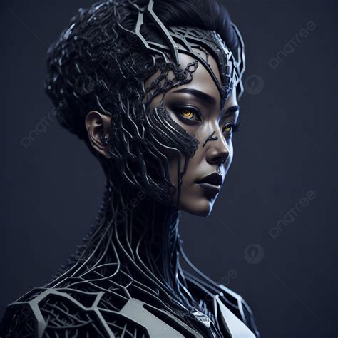 Immersive Character Sheet Highly Detailed 3d Render Of Complex Design